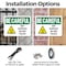 Signmission Hot Surface Sign, 7 in H x 10 in W, Plastic, Hot Surface Do Not Touch OS-2PACK-BC-P-710-L-10030 - alternate 8